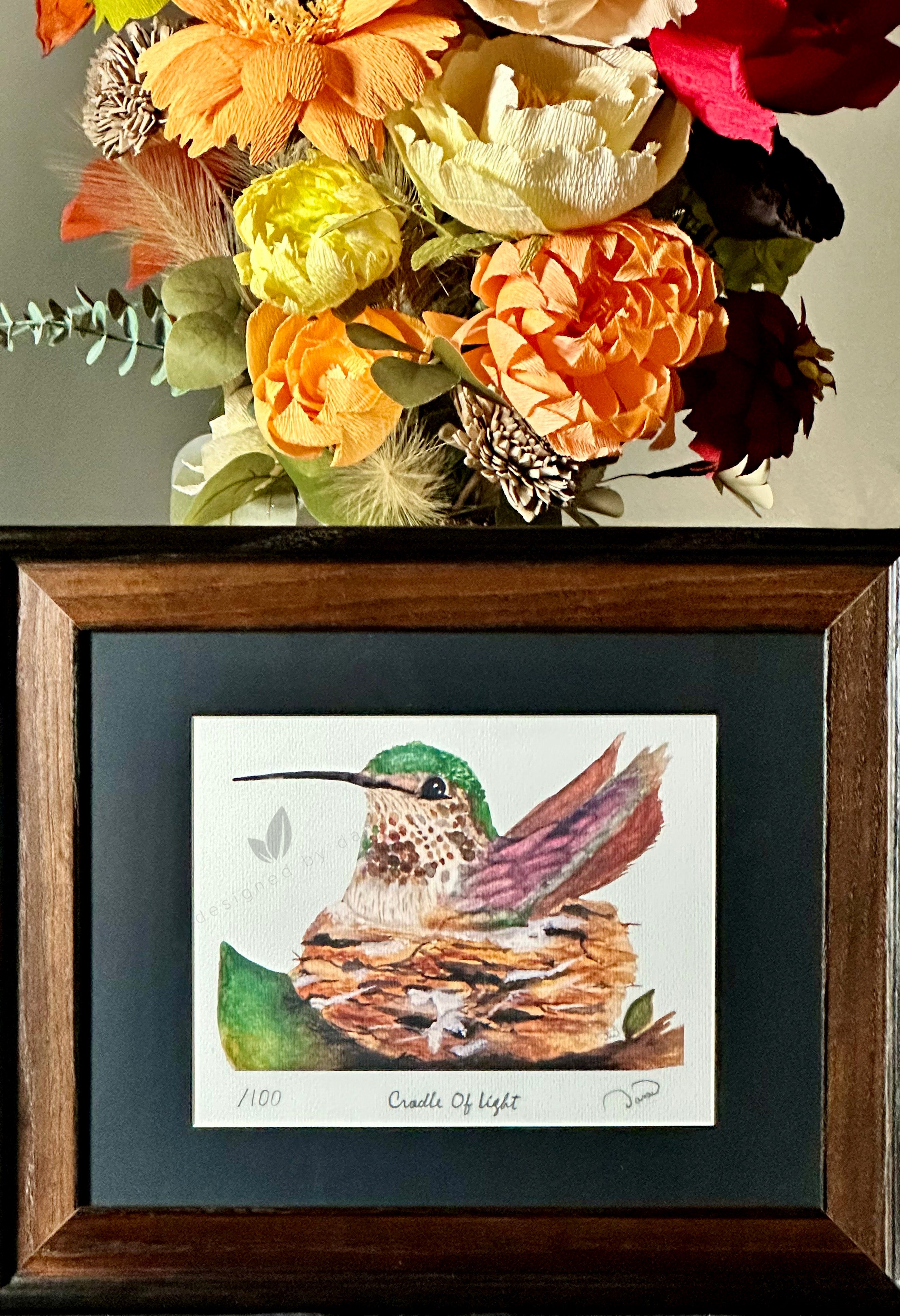 Cradle Of Light ~ Limited Edition Watercolor Art Print by Dana