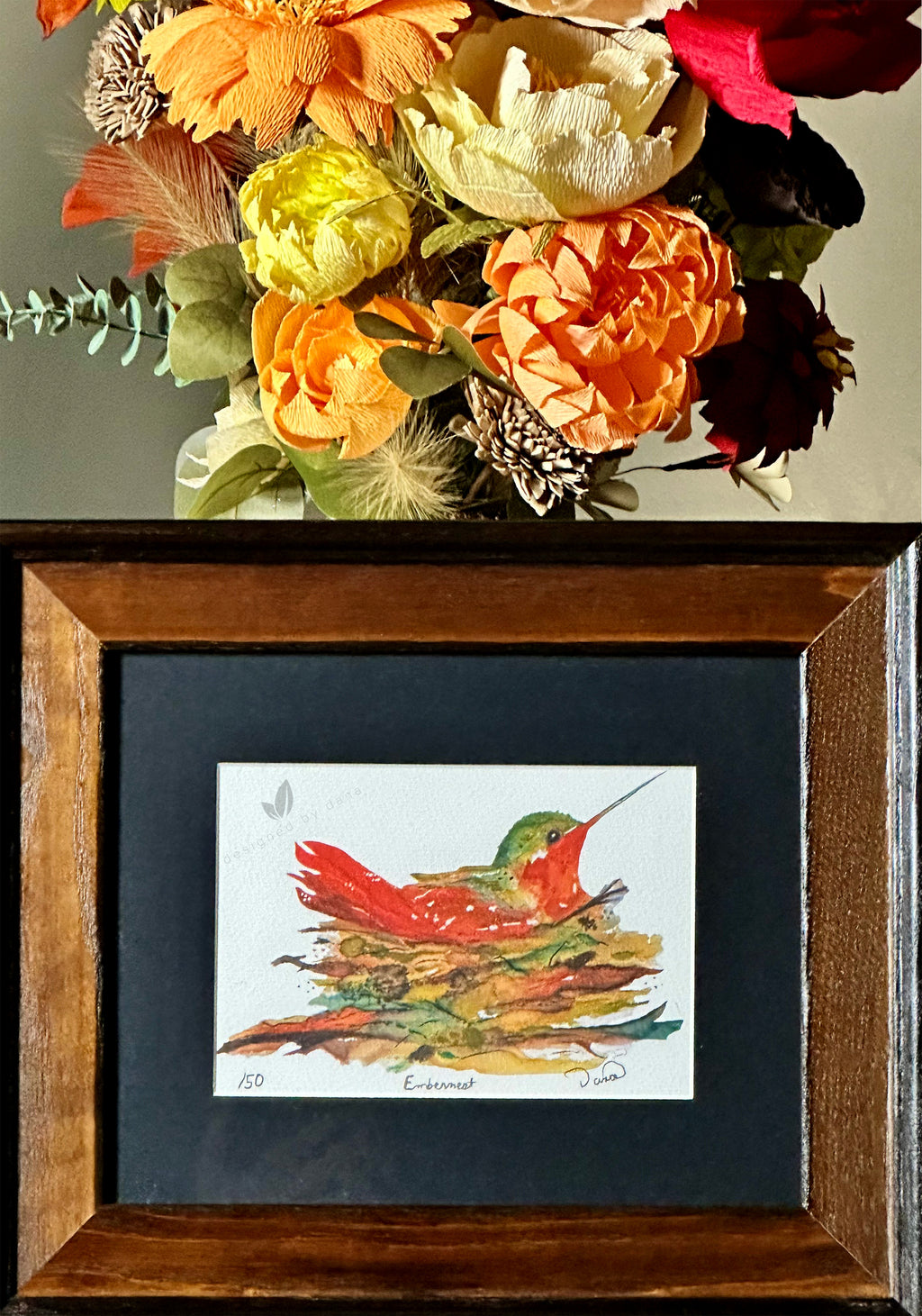 Embernest ~ Limited Edition Watercolor Art Print by Dana