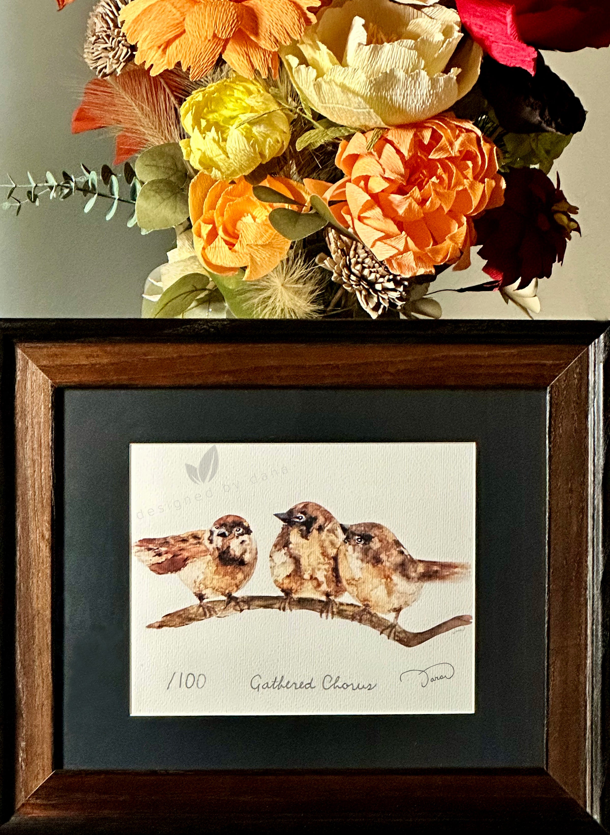 Gathered Chorus ~ Limited Edition Watercolor Art Print by Dana