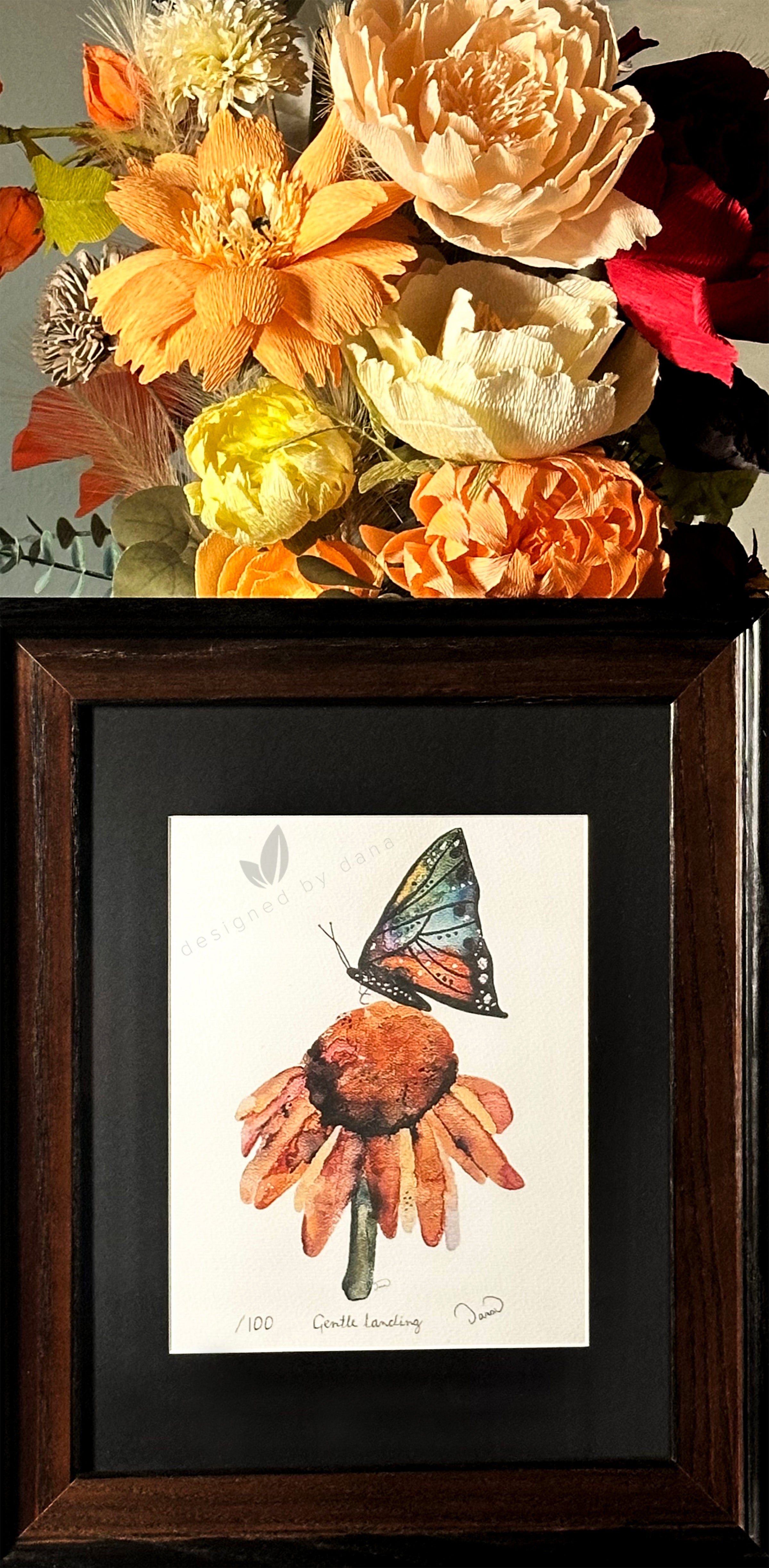 Gentle Landing ~ Limited Edition Watercolor Art Print by Dana