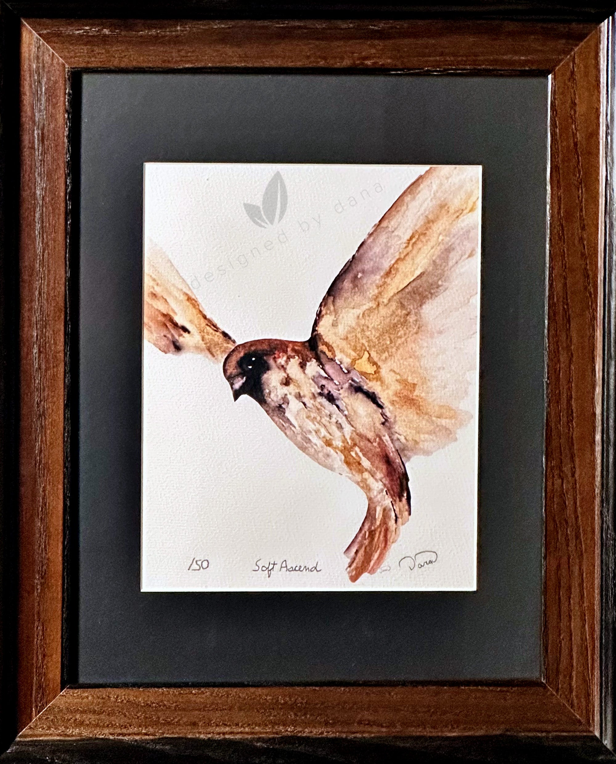 Soft Ascend ~ Limited Edition Watercolor Art Print by Dana