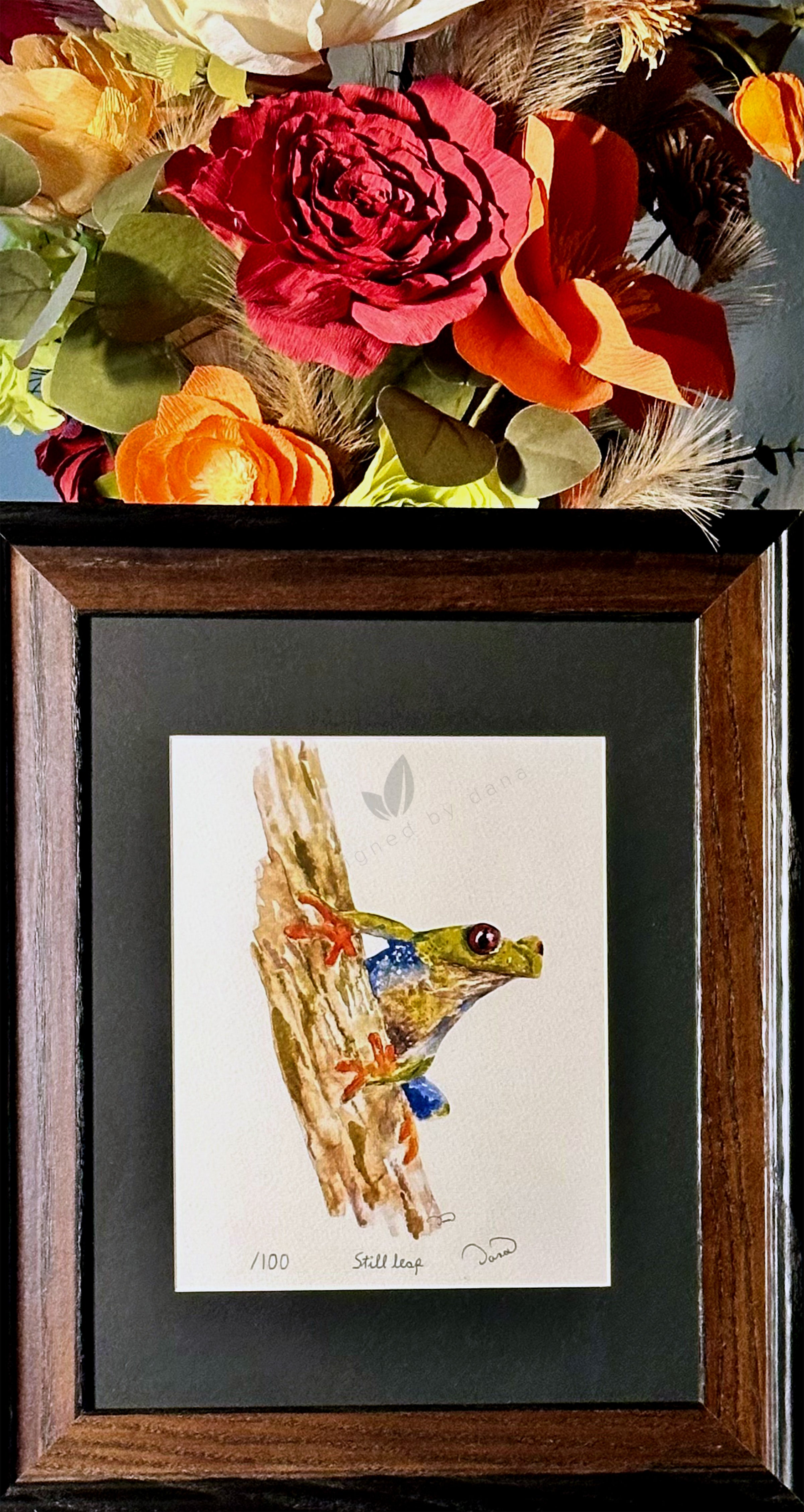 Still Leap ~ Limited Edition Watercolor Art Print by Dana