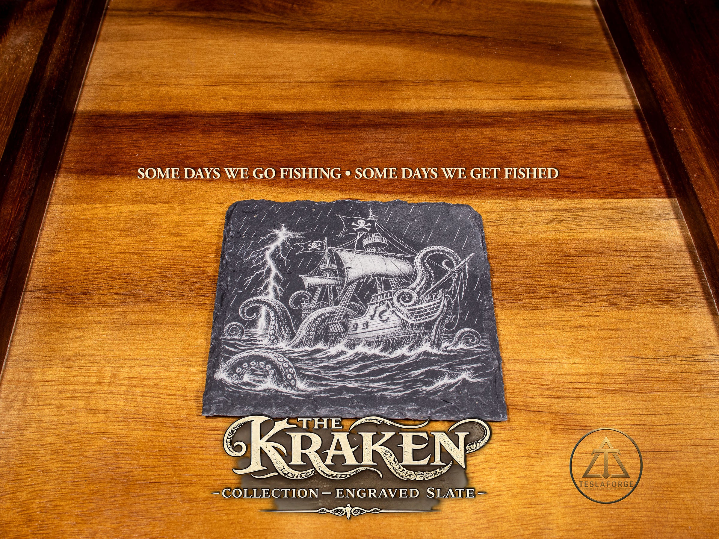 Hero Kraken I — Slate Coaster