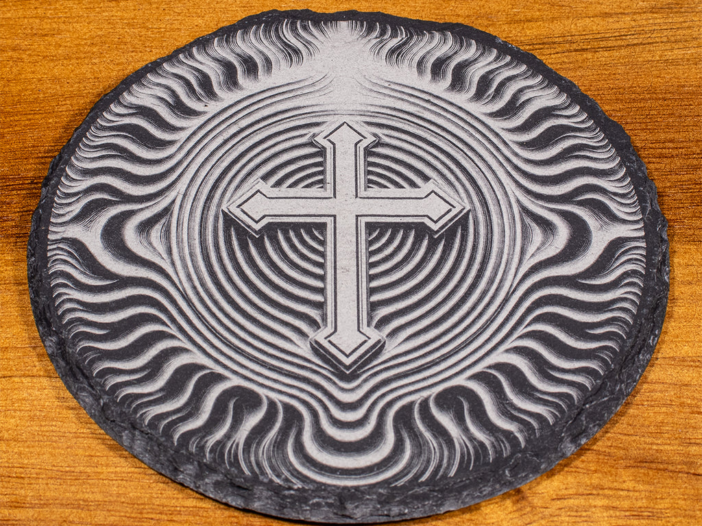 The King's Voice • Slate Coaster Set