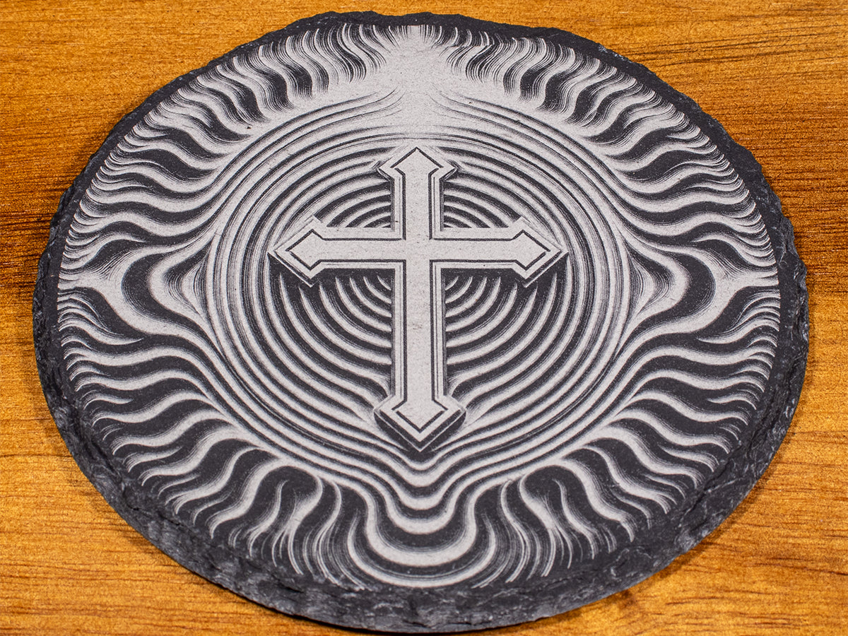 The King's Voice • Slate Coaster Set