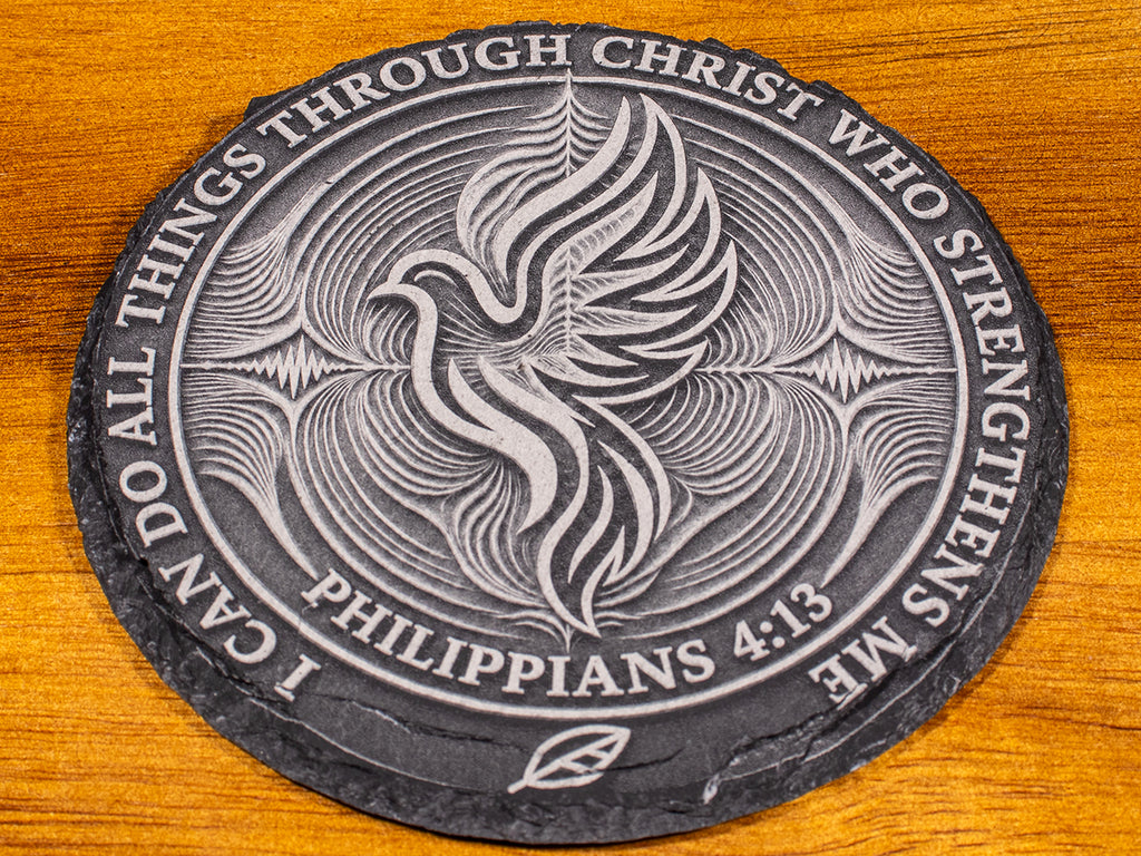 The King's Voice • Slate Coaster Set