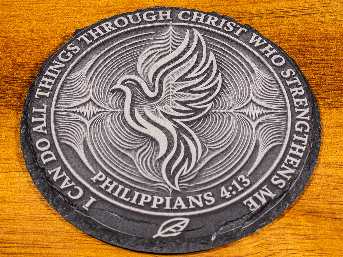 The King's Voice • Slate Coaster Set