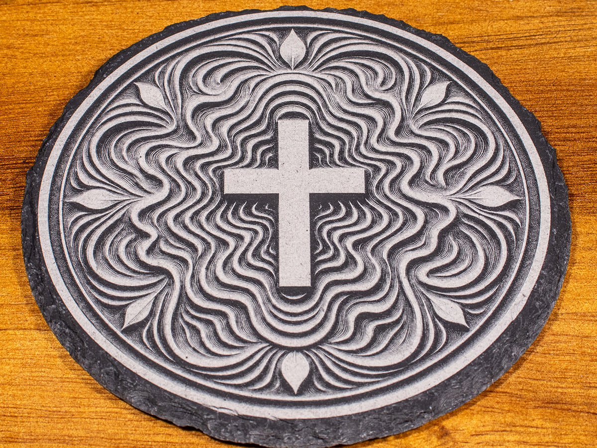 The King's Voice • Slate Coaster Set