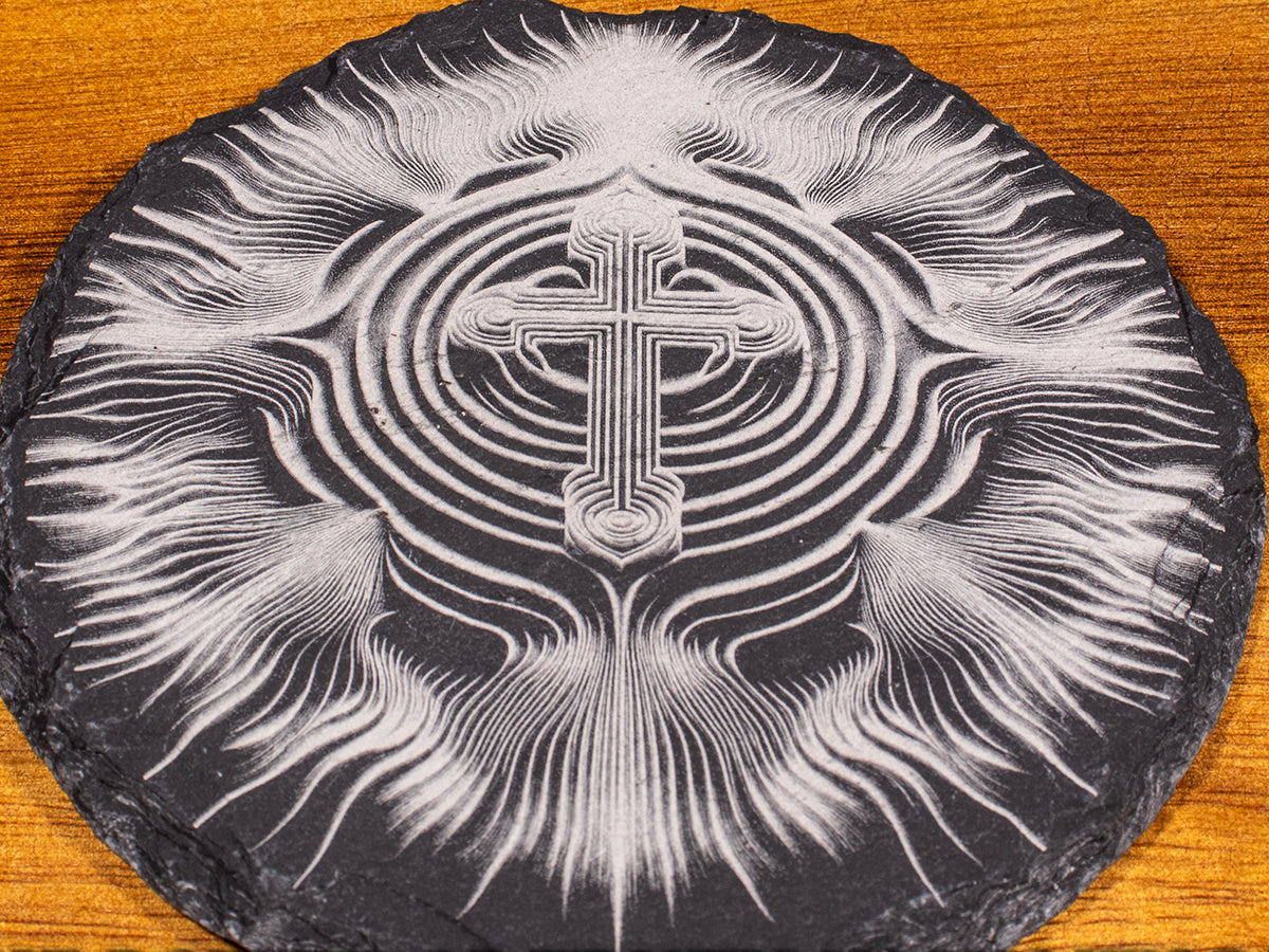The King's Voice • Slate Coaster Set
