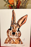 Velvet Gaze ~ Limited Edition Watercolor Art Print by Dana