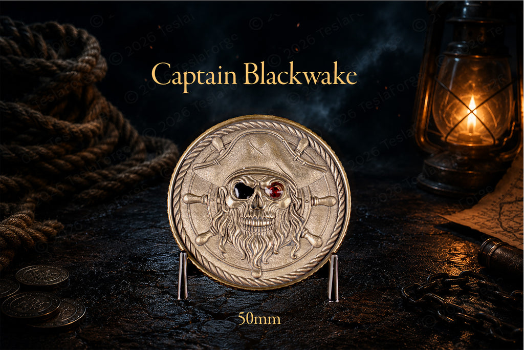 Captain Blackwake Pirate Coin