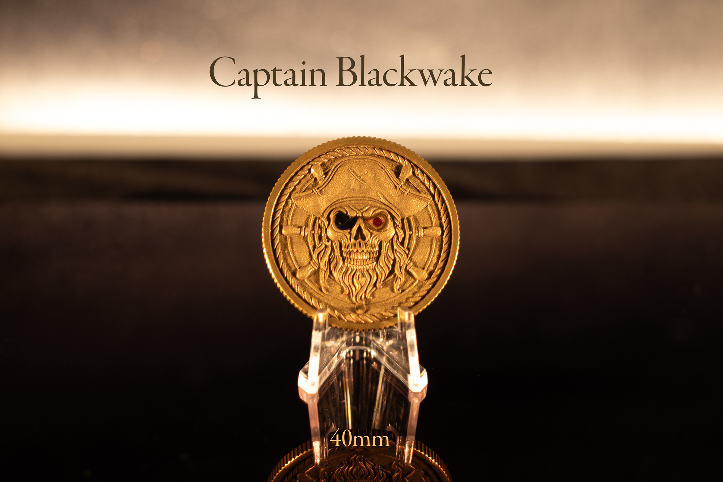 Captain Blackwake Pirate Coin